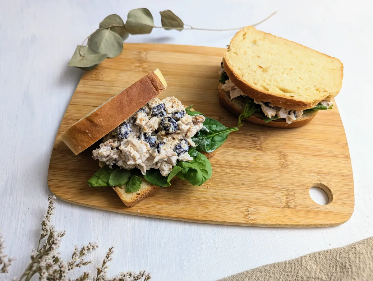 Cranberry Walnut Chicken Salad