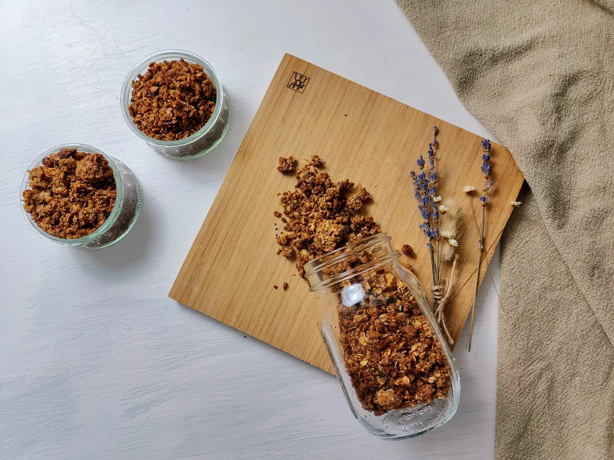 Maple Pecan Granola (Vegan and Gluten-Free)